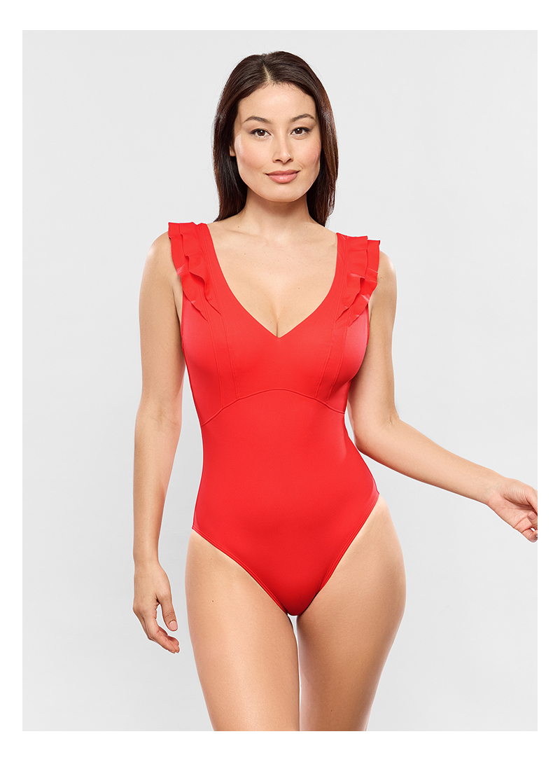 1 pièce - Décolleté V GLAM Pavot