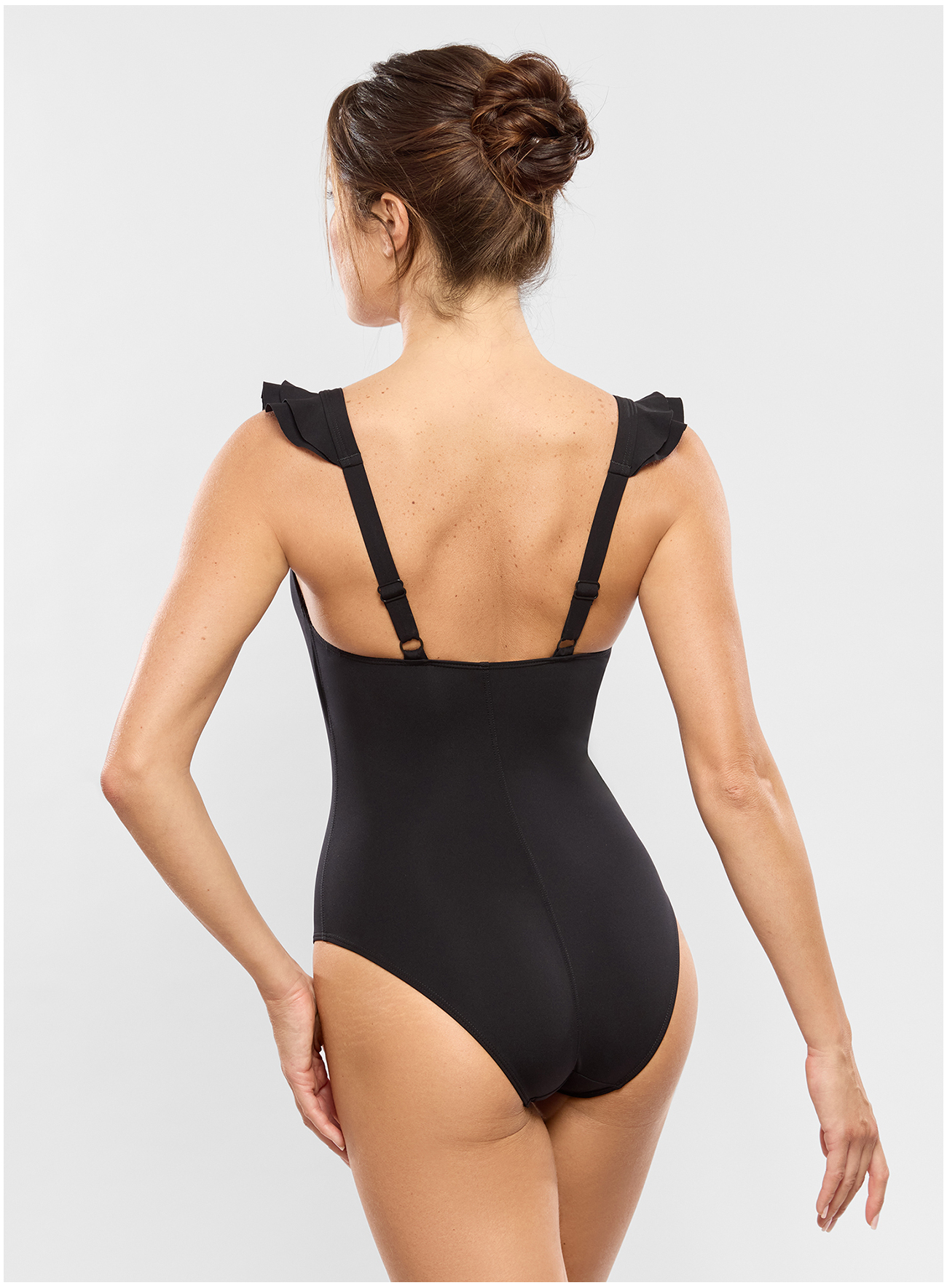 1 pièce - Décolleté arrondi GLAM Noir