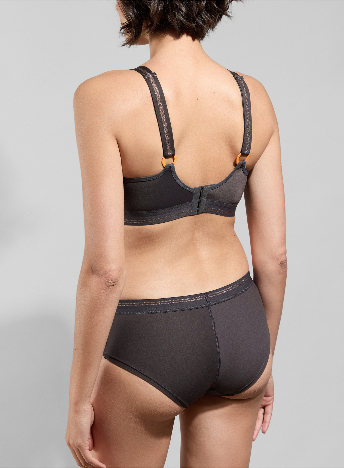 Soutien-gorge de sport INITIALE Gris Intense