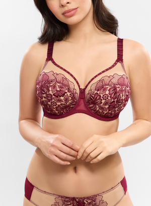 Soutien-gorge emboitant AGATHE Amarante