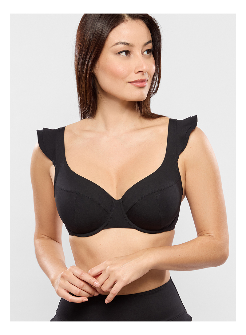 Schalen-Dekolleté GLAM Noir