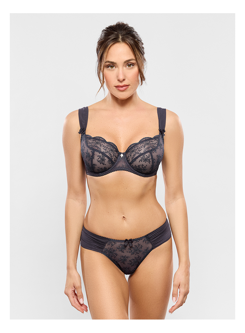 Soutien-gorge corbeille CHARLOTTE Anthracite
