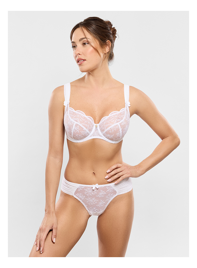 Soutien-gorge corbeille CHARLOTTE Blanc