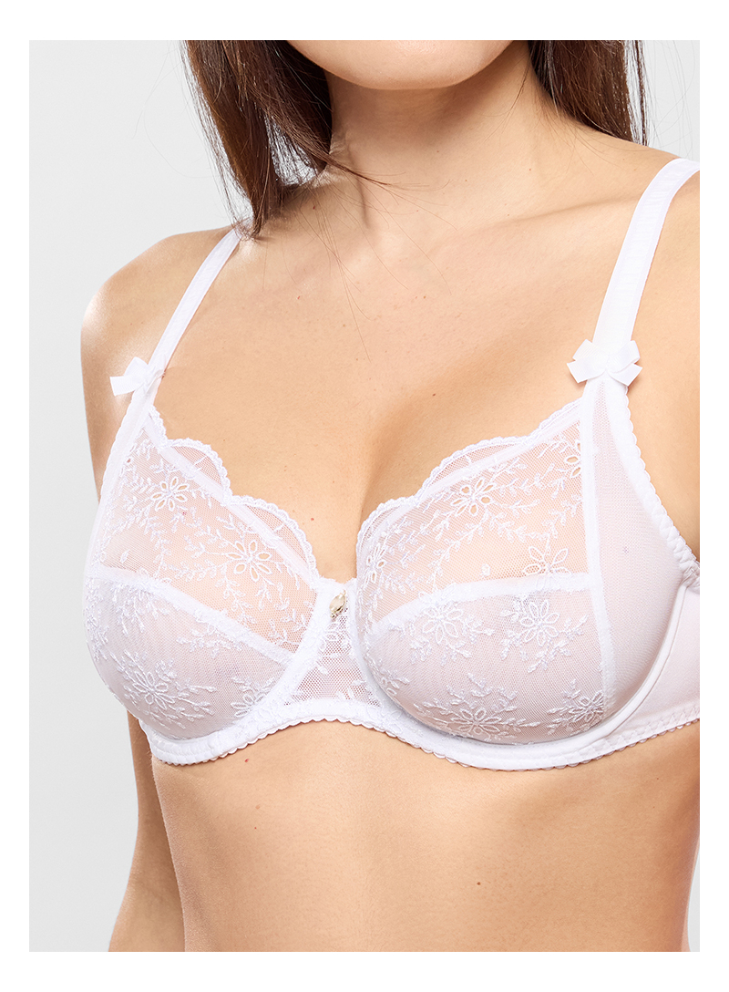 Soutien-gorge emboitant CHARLOTTE Blanc