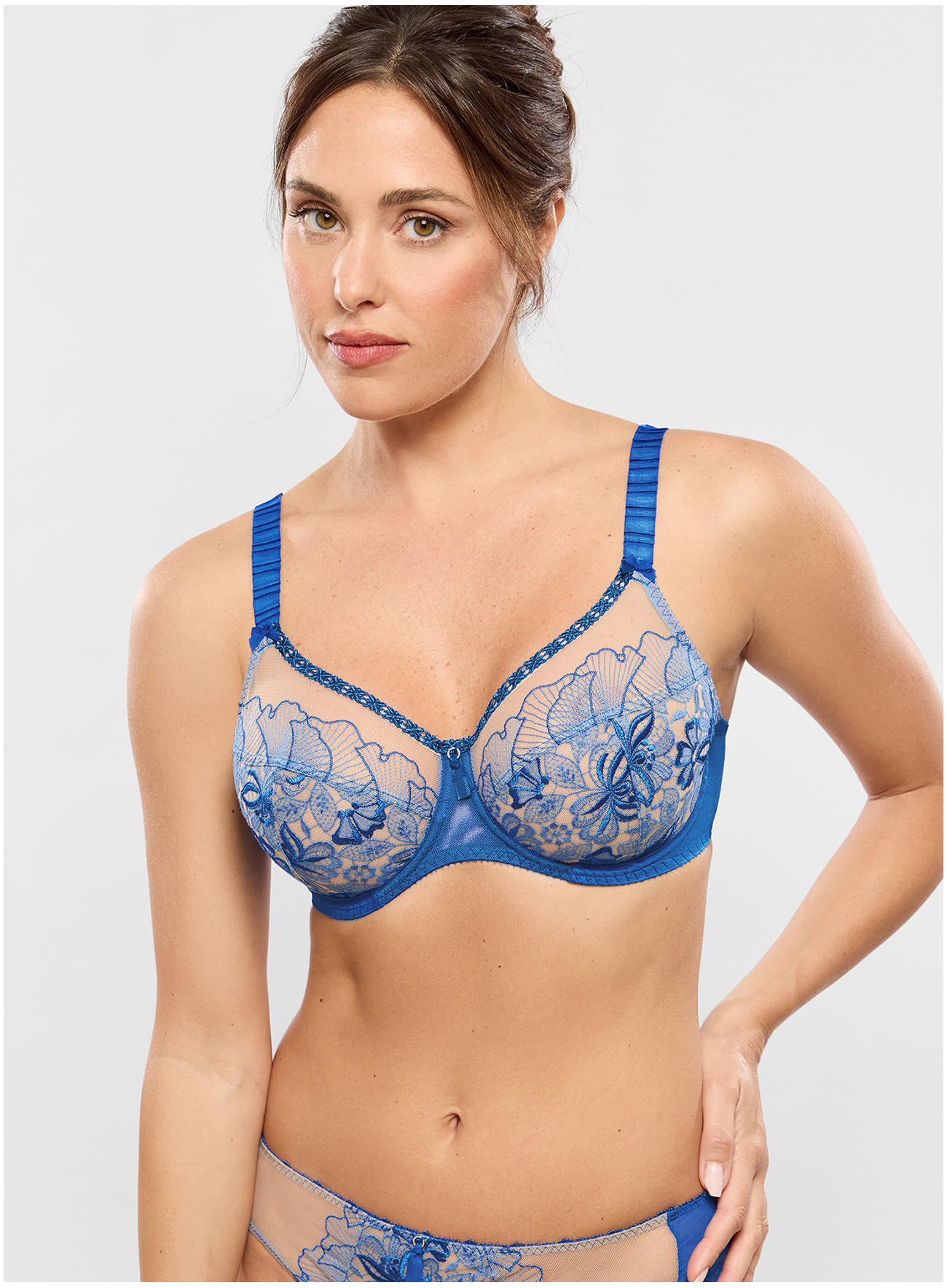 Klassischer Bügel BH AGATHE Bleu Lazuli