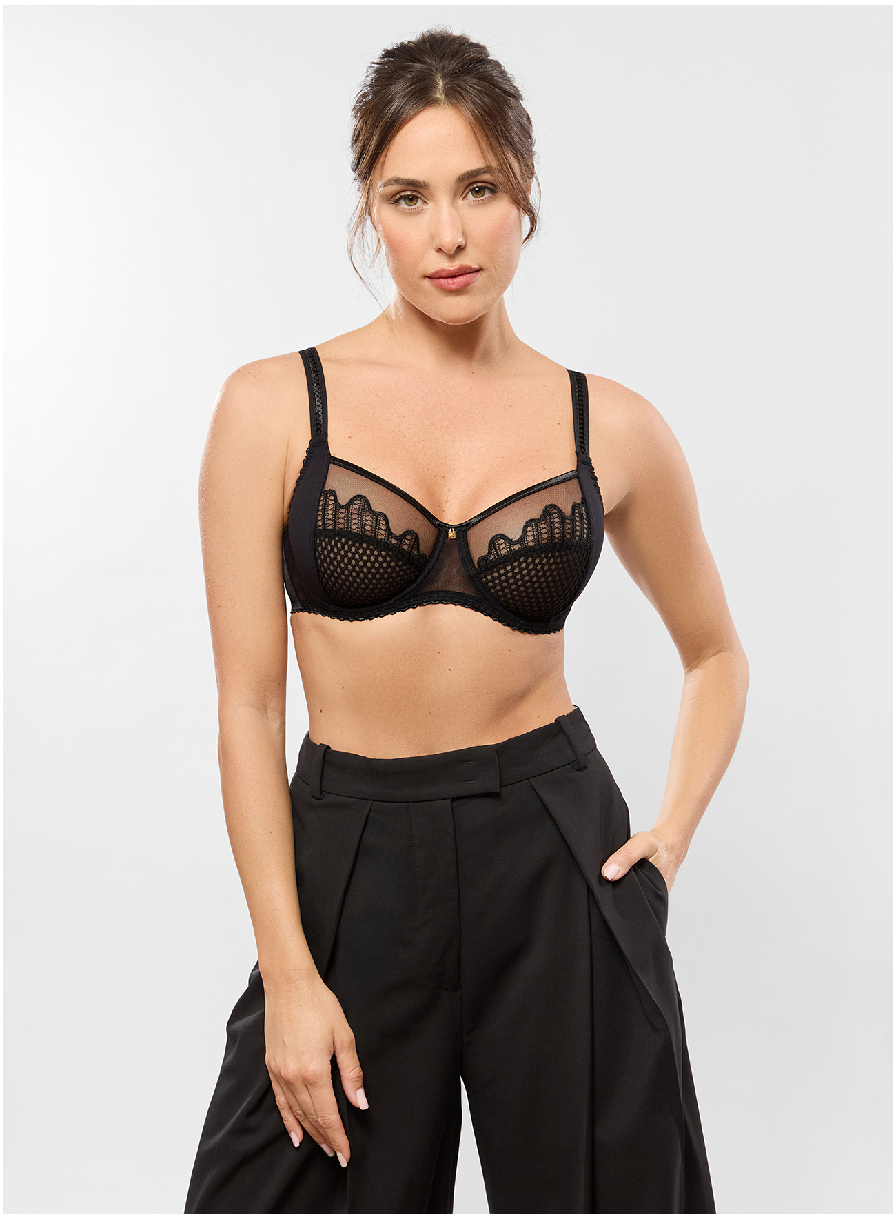 Full cup bra LUNA Black