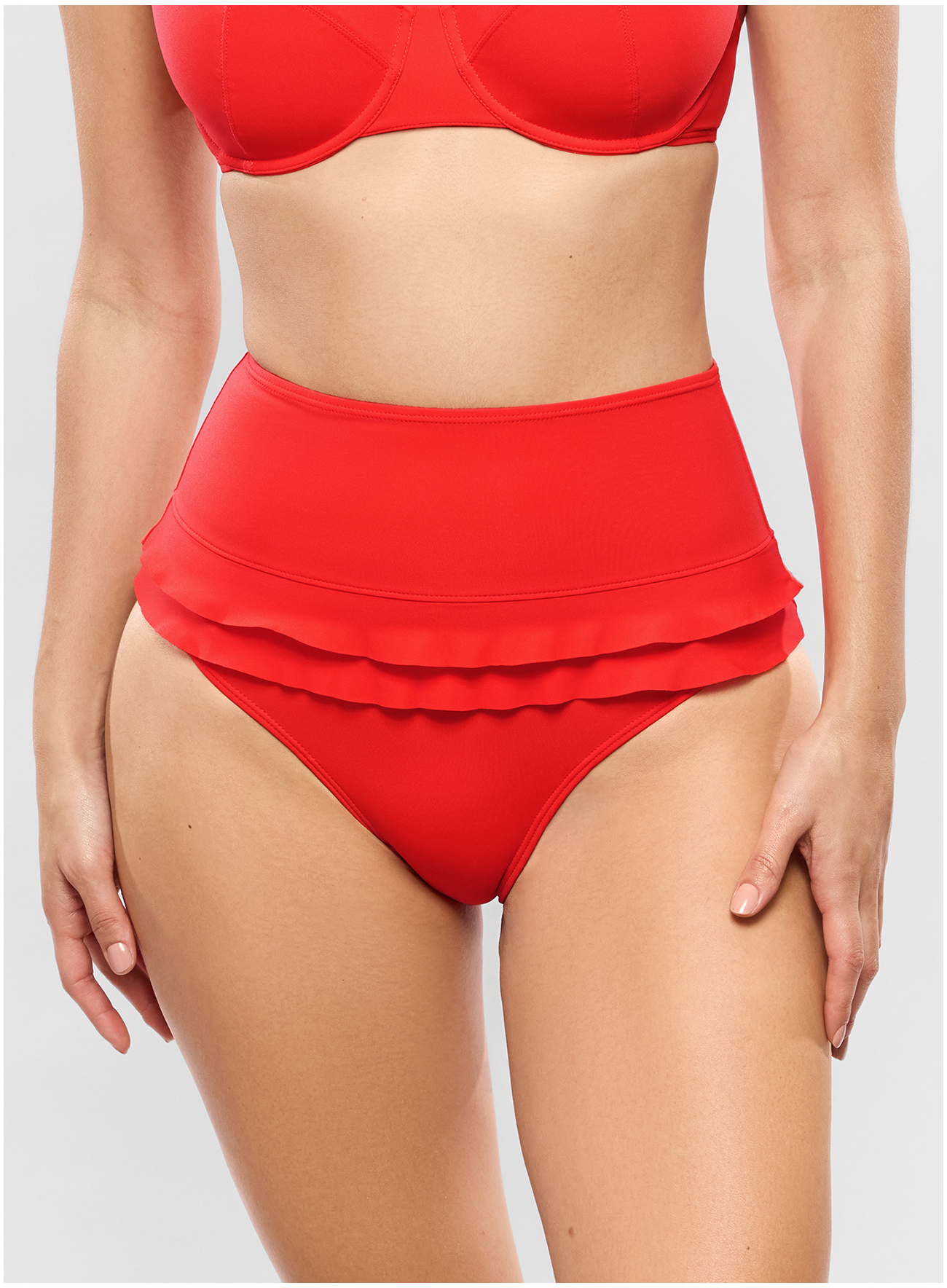 High-waist klassieke bikinibroekje GLAM Pavot