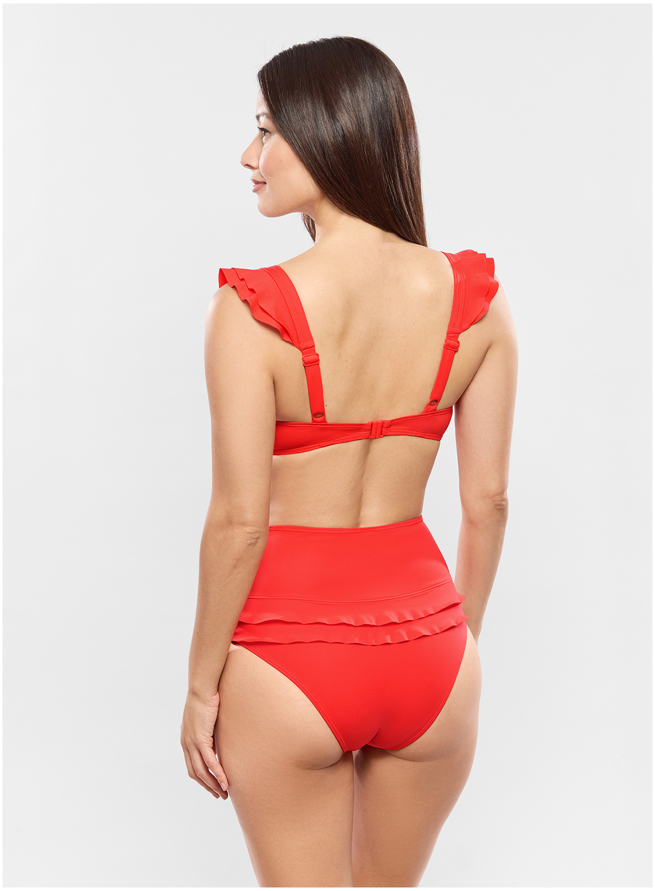 High-waist klassieke bikinibroekje GLAM Pavot