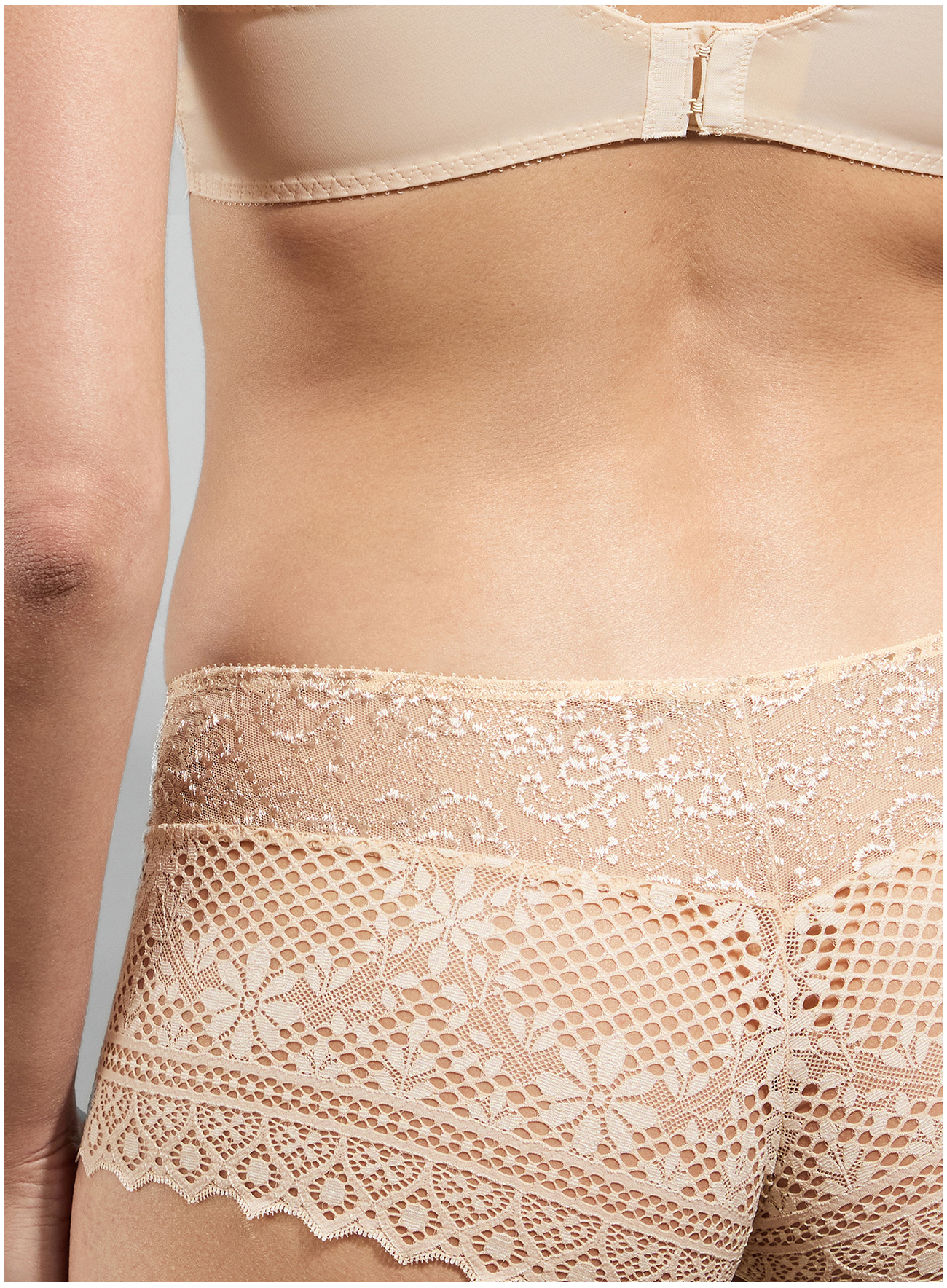 Shorty CASSIOPEE Creamy Beige