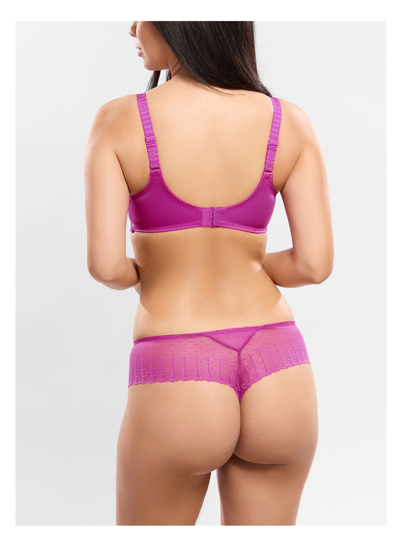 Unsichtbarer hochgeschnittener BH AMOUR Magenta