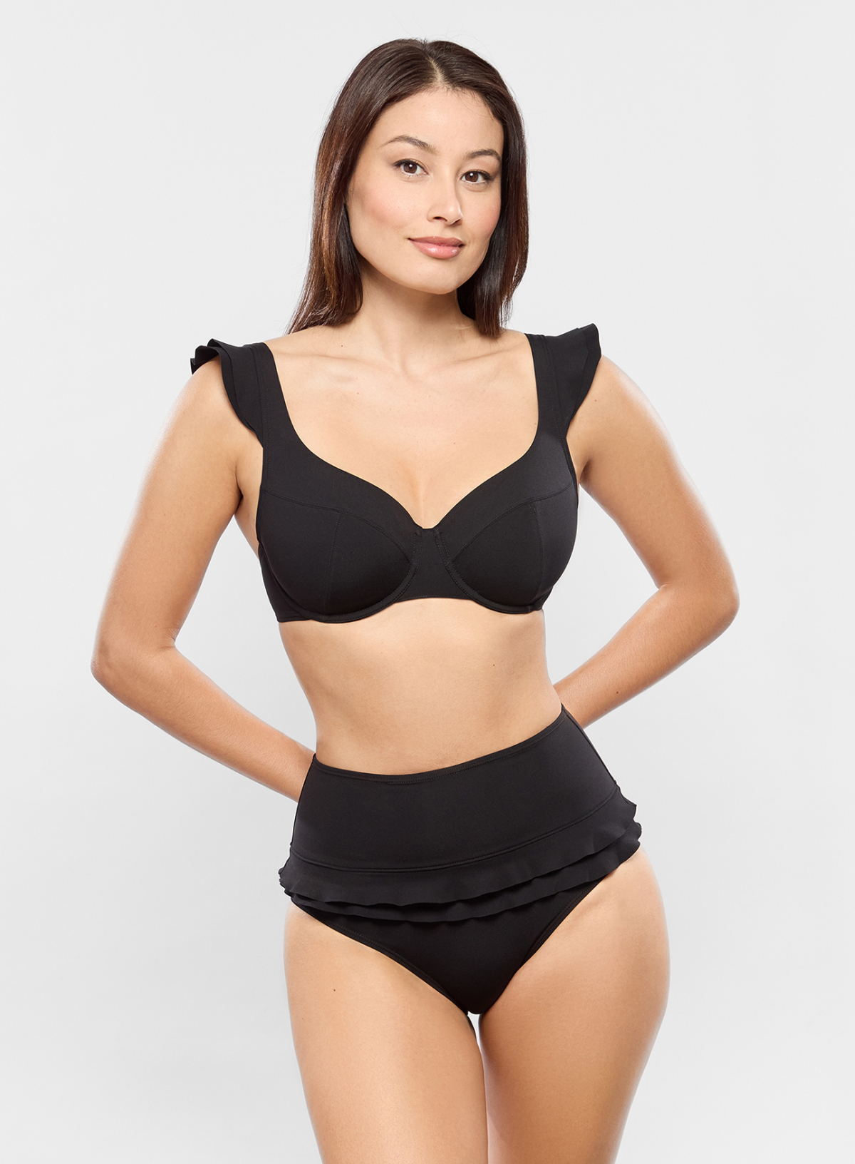 Balconette neckline GLAM Noir